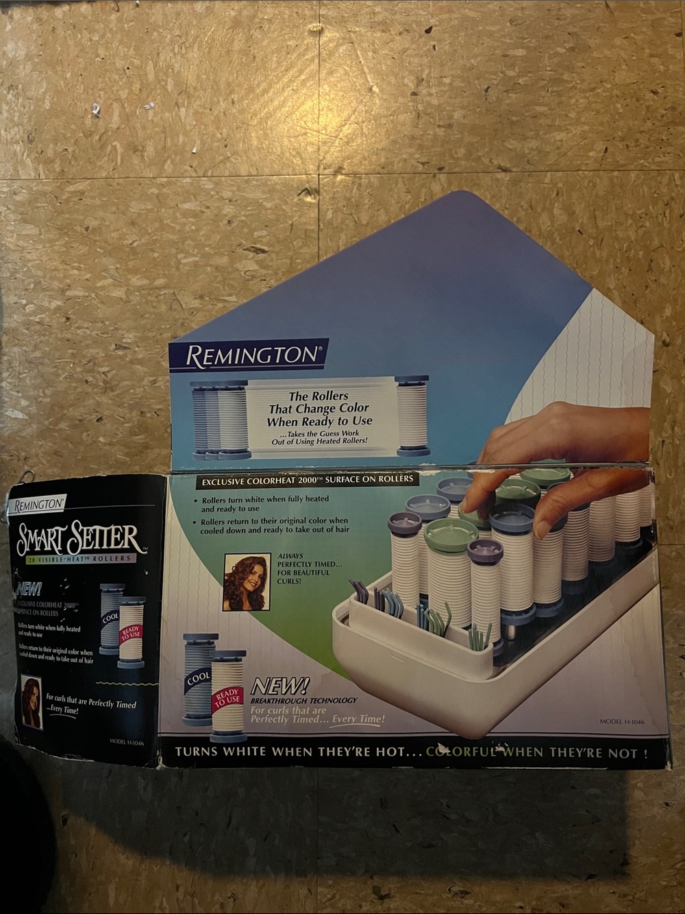 Remington Smart Setter Heated Rollers - White with Purple and Teal Accents